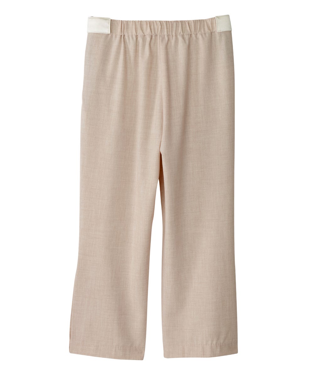 Women's Self Dressing Easy Zip Linen Capris