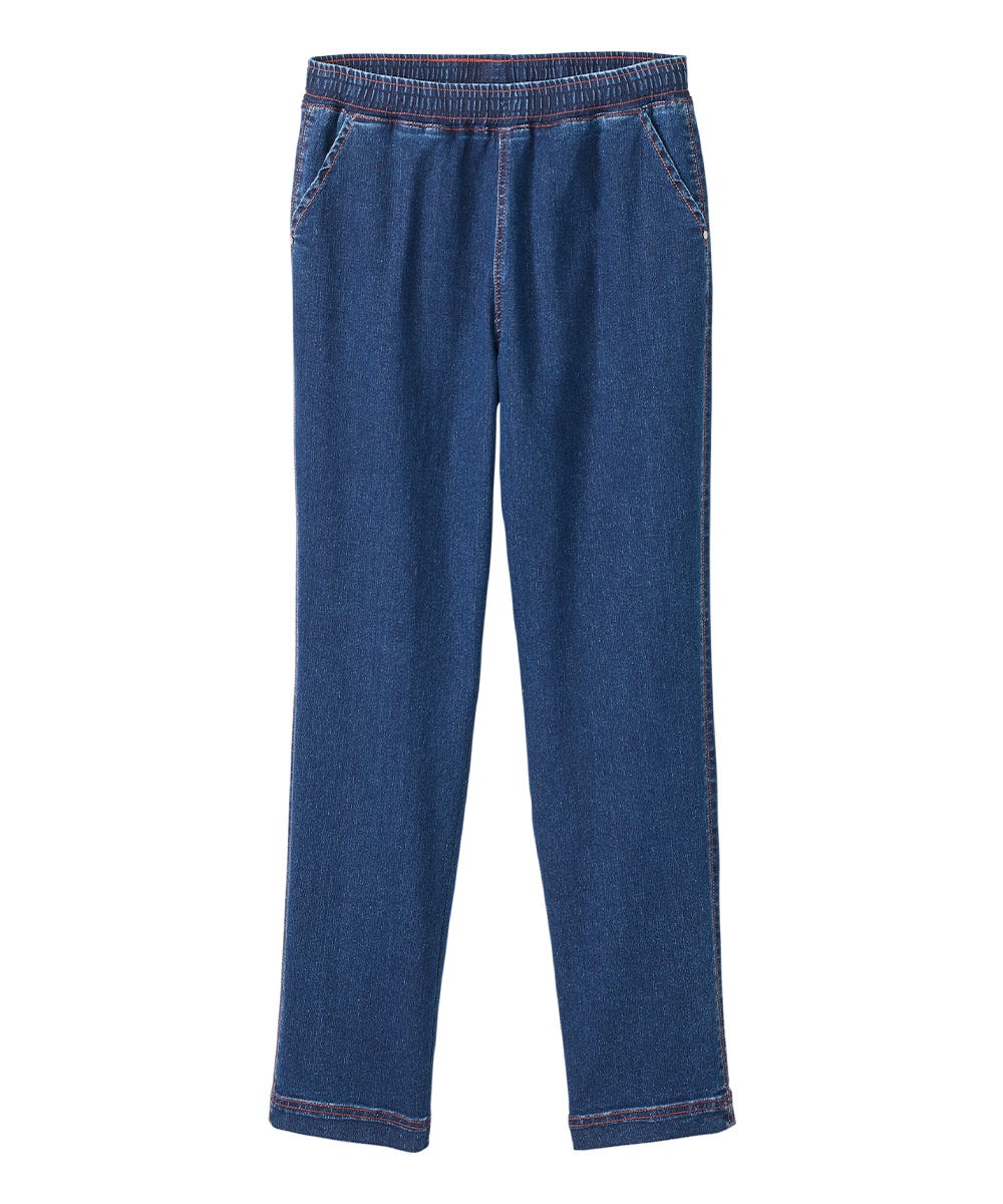 Women's Self Dressing Pull-on Jeans