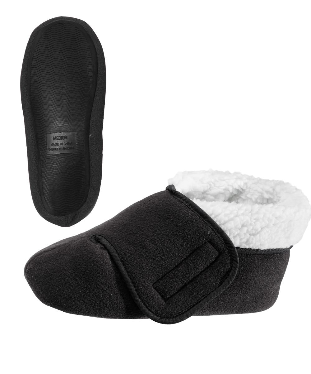 Deep and Wide Diabetic Bootie Slipper Women/Men