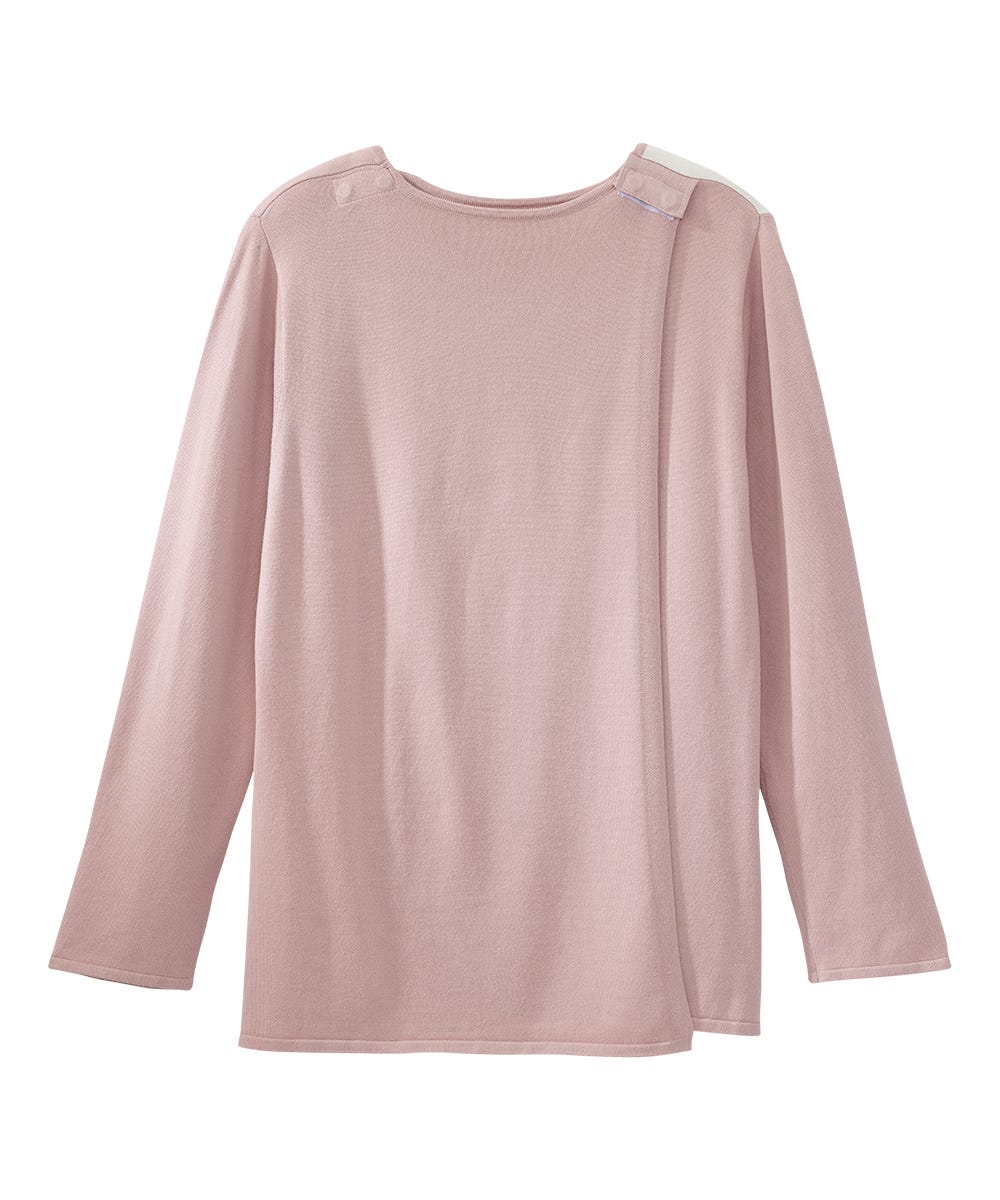 Women's Open Back Color Blocked Long Sleeve Sweater