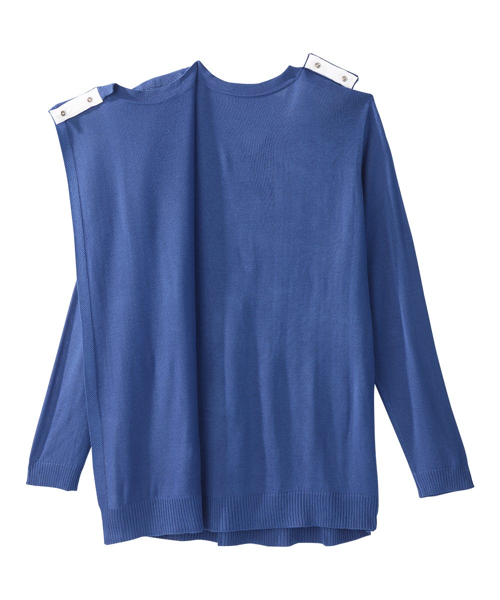 Women's Open Back Stripe Sweater
