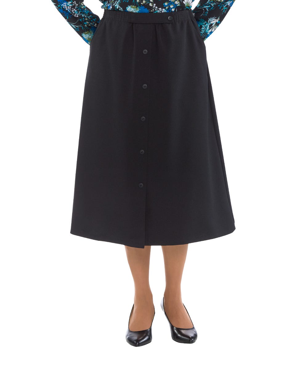Womens Conventional Elastic Waist Skirt