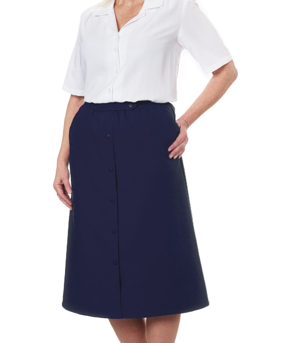 Womens Conventional Elastic Waist Skirt