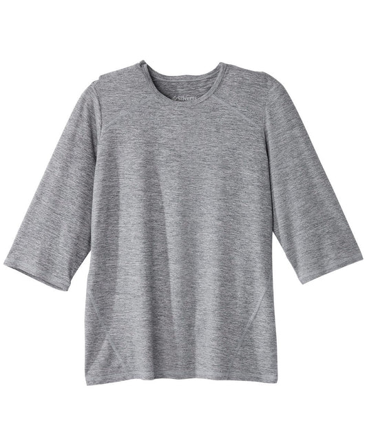 Women's Open Back Active Crew Neck Top