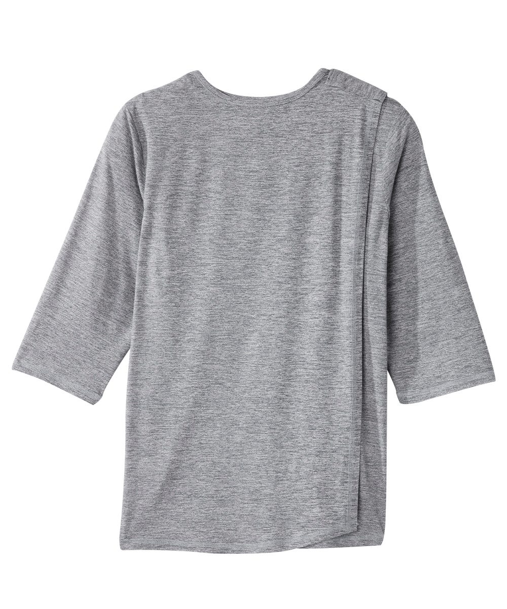 Women's Open Back Active Crew Neck Top