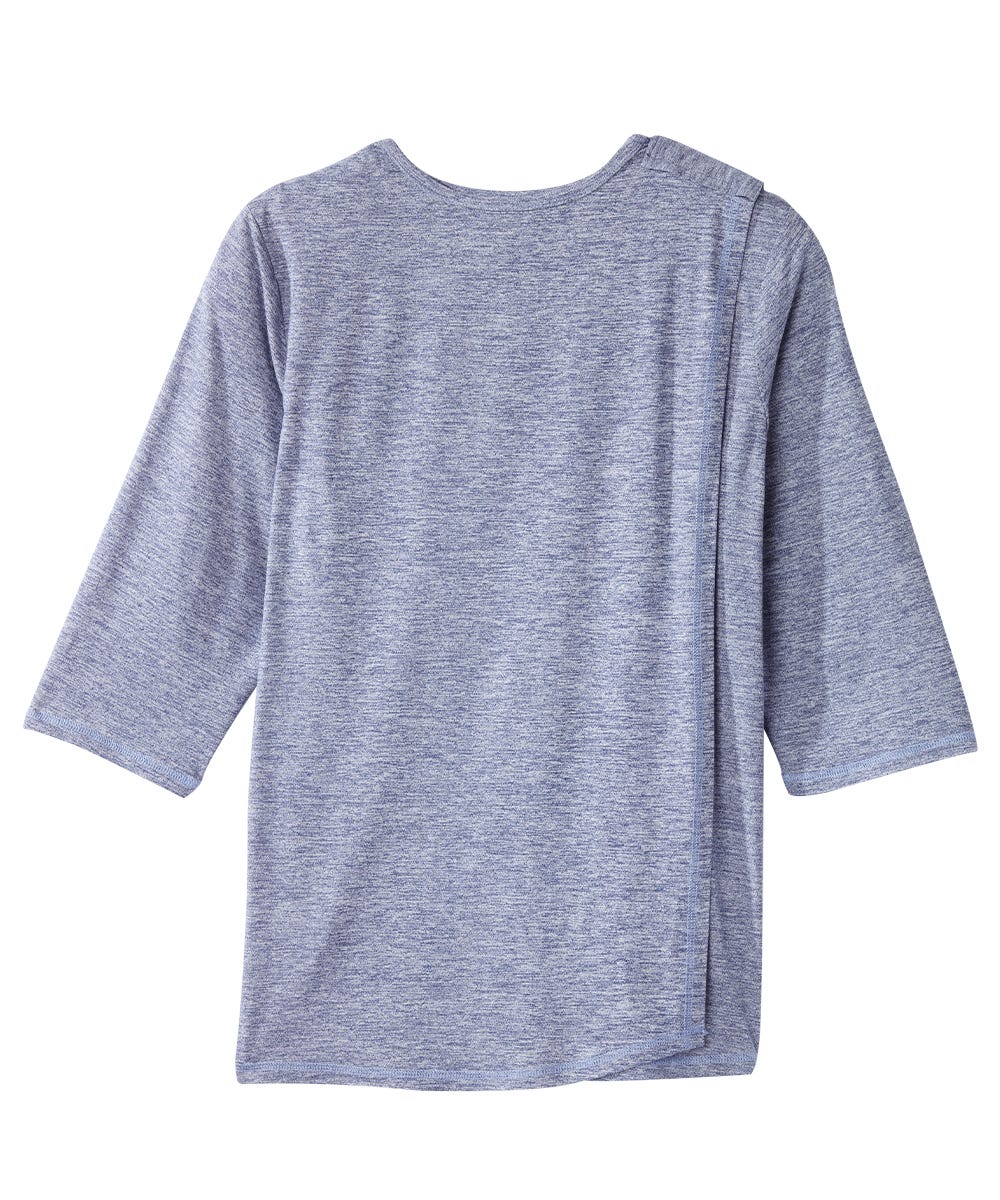 Women's Open Back Active Crew Neck Top