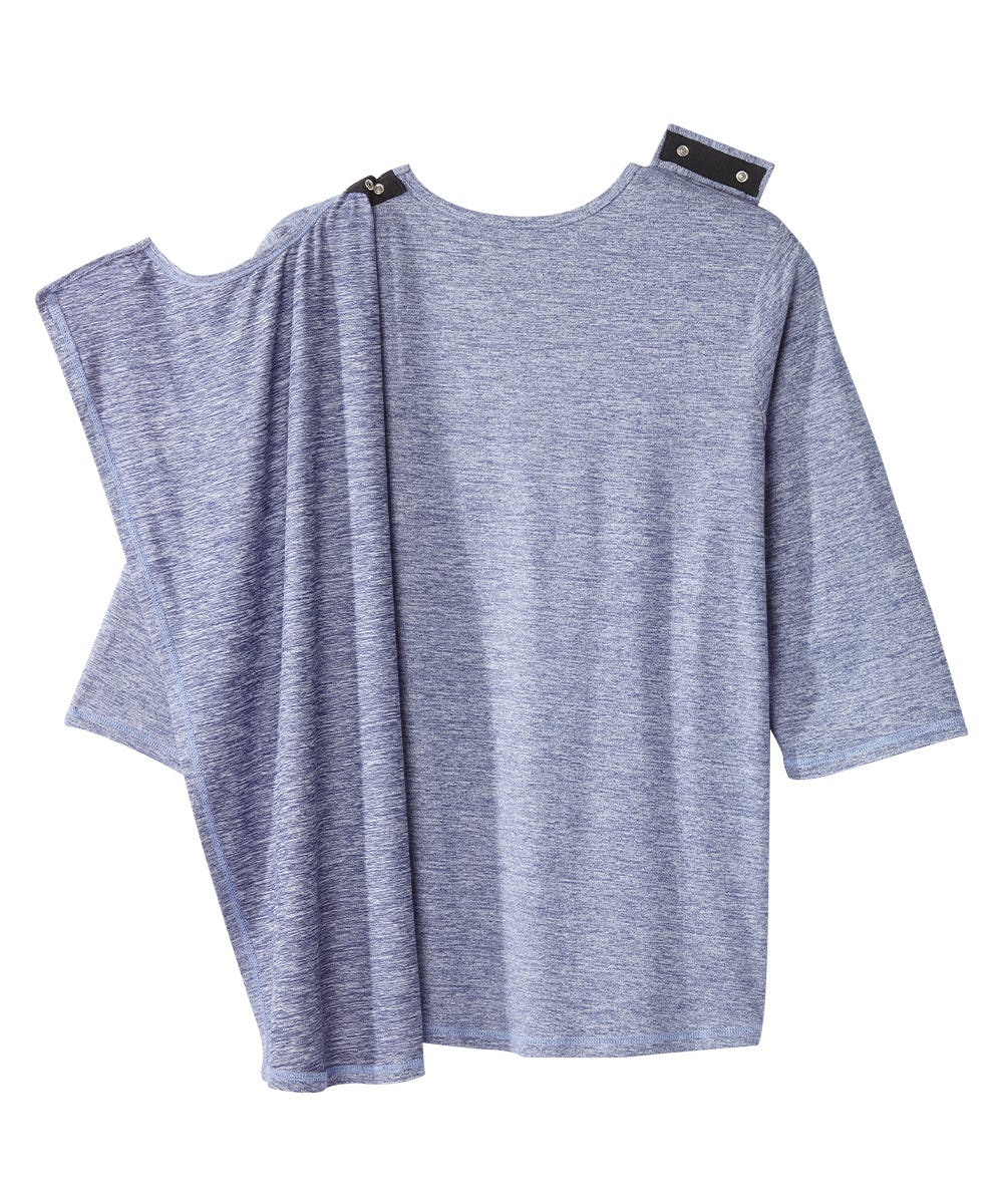 Women's Open Back Active Crew Neck Top