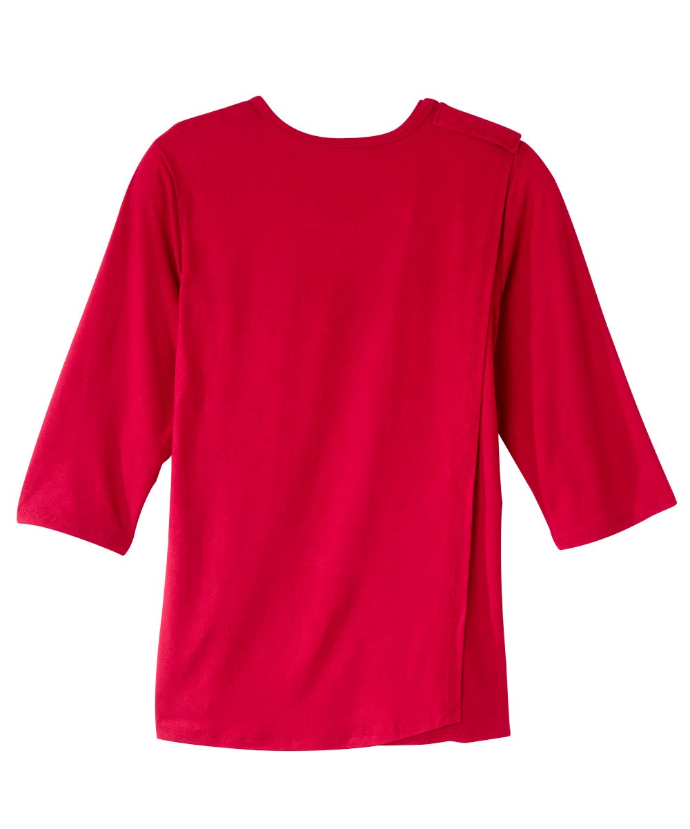 Women's Open Back Active Crew Neck Top