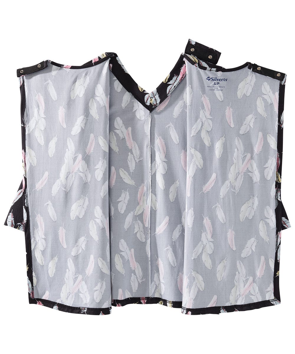 Women's Open Back Faux Button Top - Clearance
