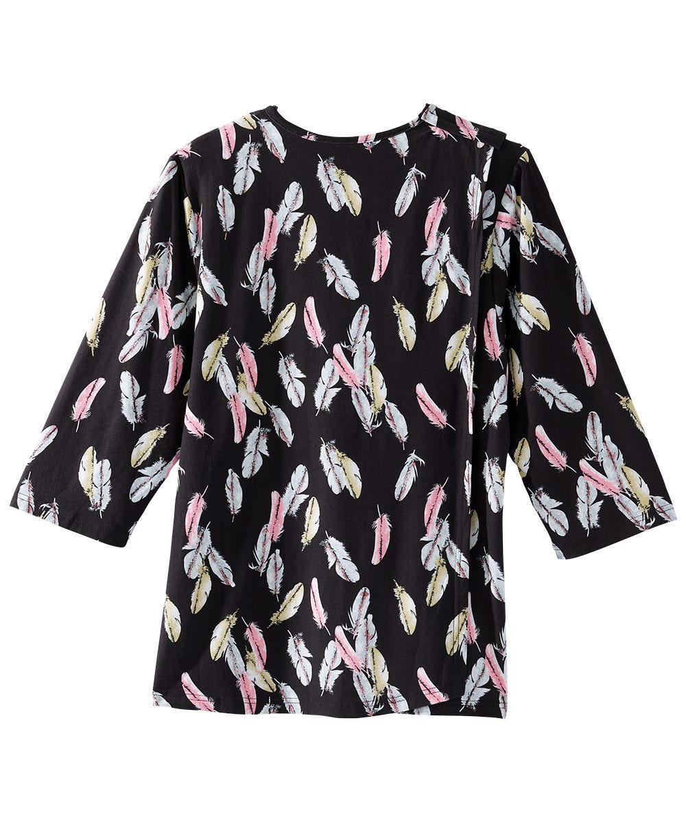 Women's Open Back Faux Button Top - Clearance