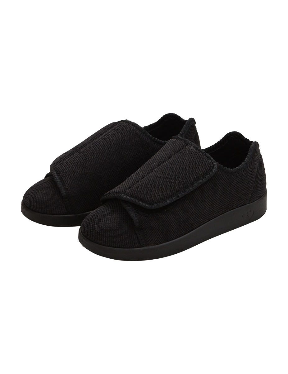 Womens Extra Extra Wide Easy Closure Slippers