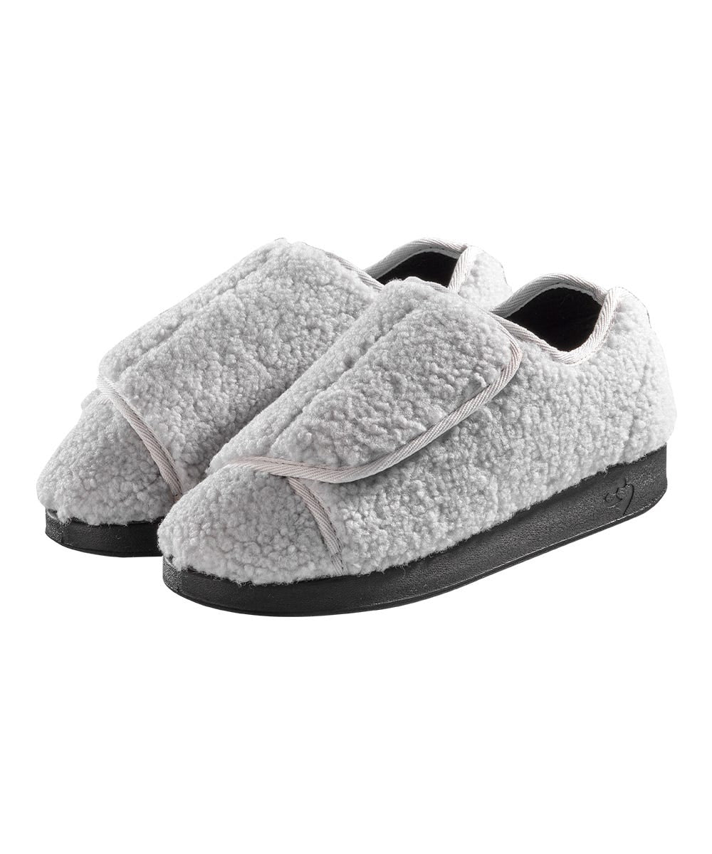 Womens Extra Extra Wide Easy Closure Slippers