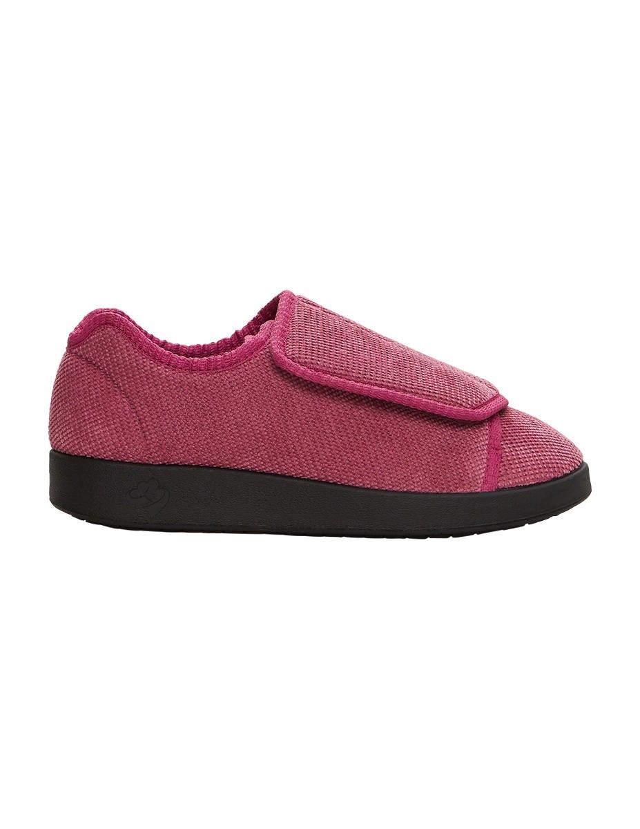 Womens Extra Extra Wide Easy Closure Slippers