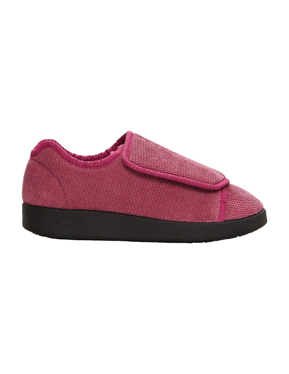 Womens Extra Extra Wide Easy Closure Slippers