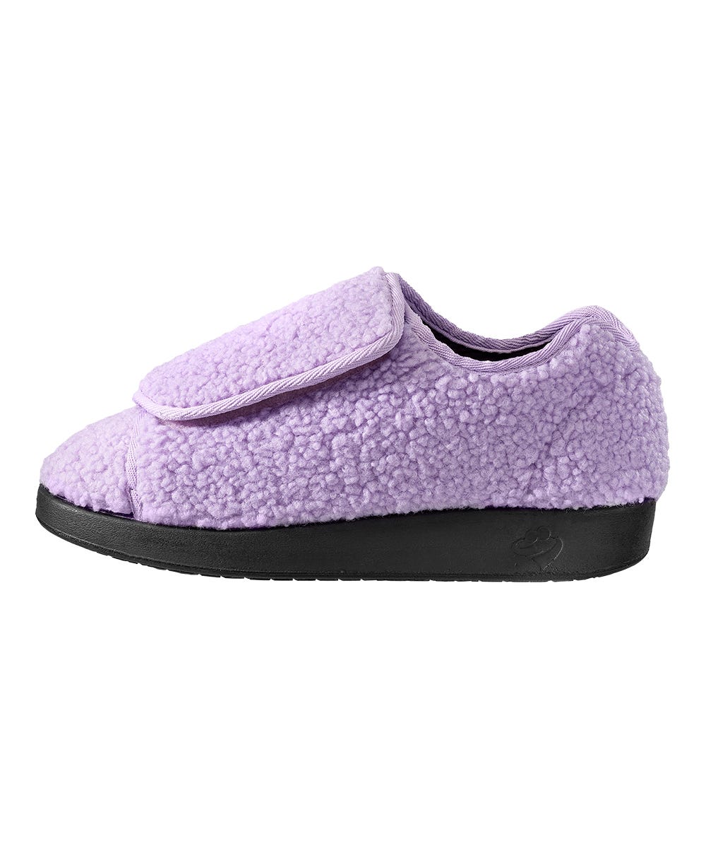 Womens Extra Extra Wide Easy Closure Slippers