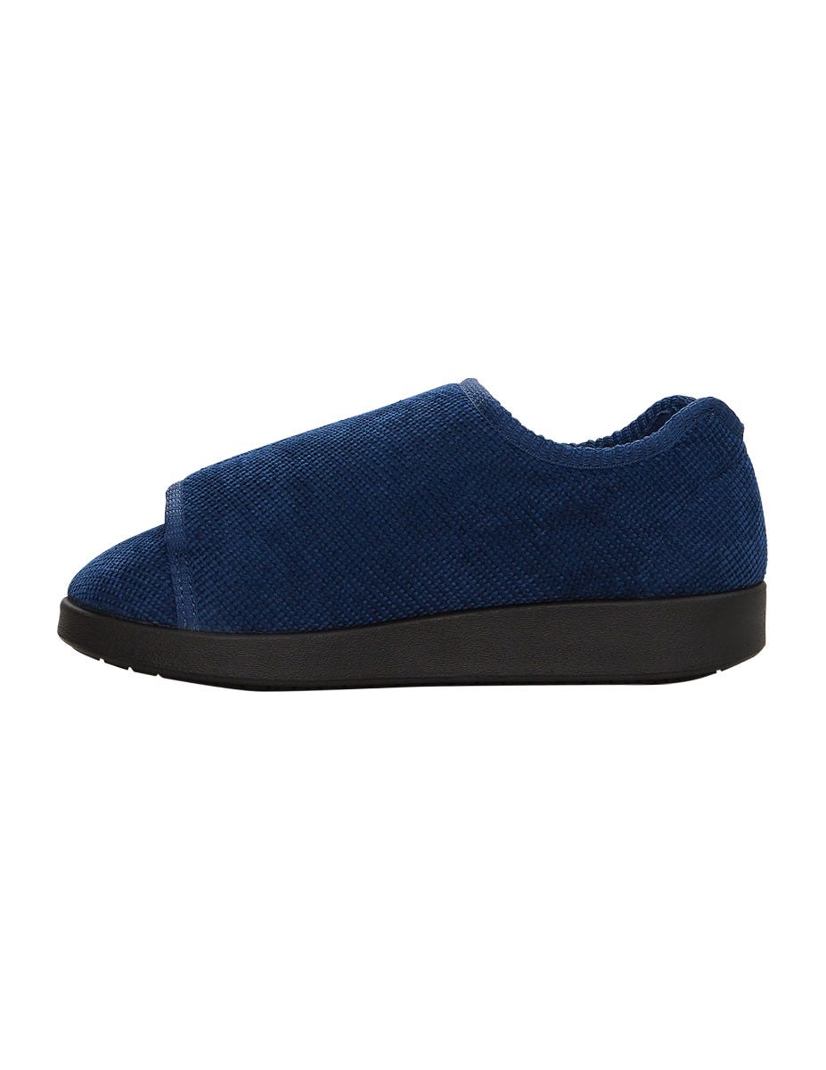 Womens Extra Extra Wide Easy Closure Slippers