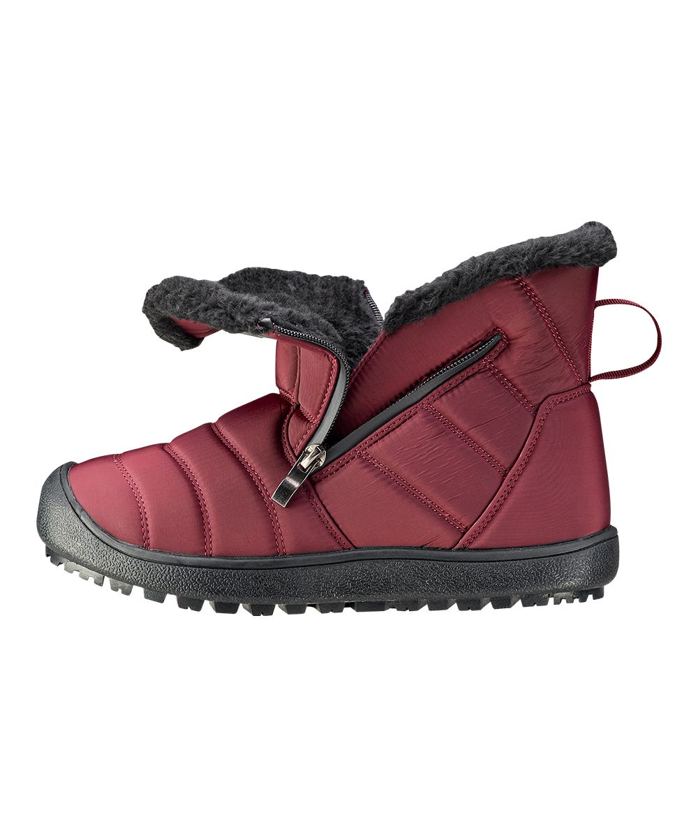 Women's Extra Wide Easy Dual Zipper Winter Boot