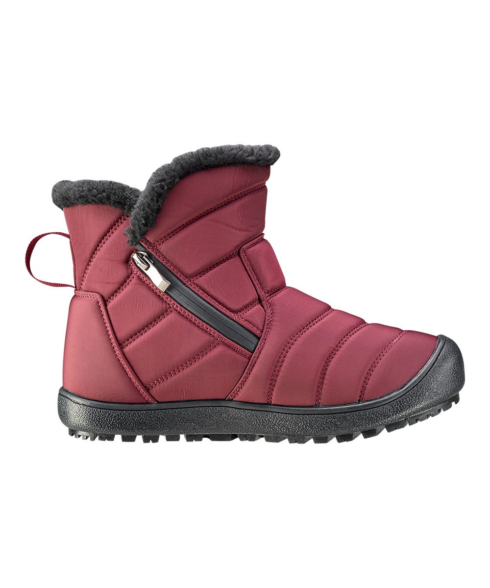 Women's Extra Wide Easy Dual Zipper Winter Boot