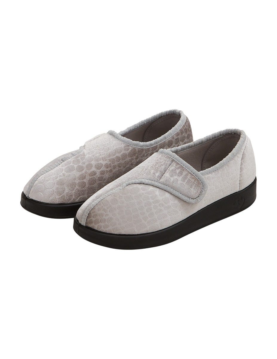 Women's Extra Wide Easy Closure Comfort Slipper