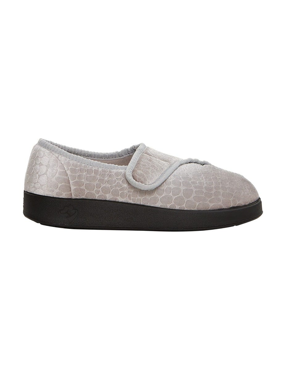 Women's Extra Wide Easy Closure Comfort Slipper
