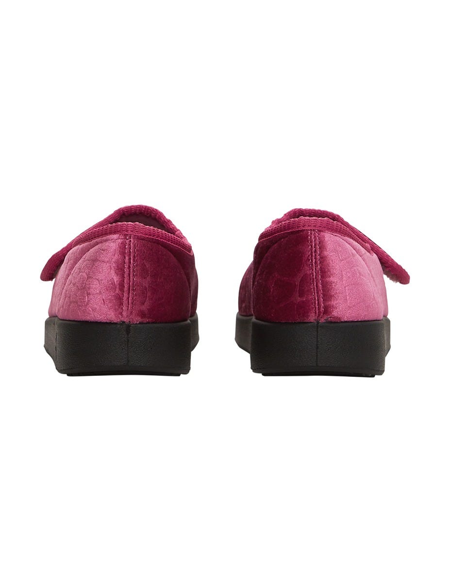 Women's Extra Wide Easy Closure Comfort Slipper