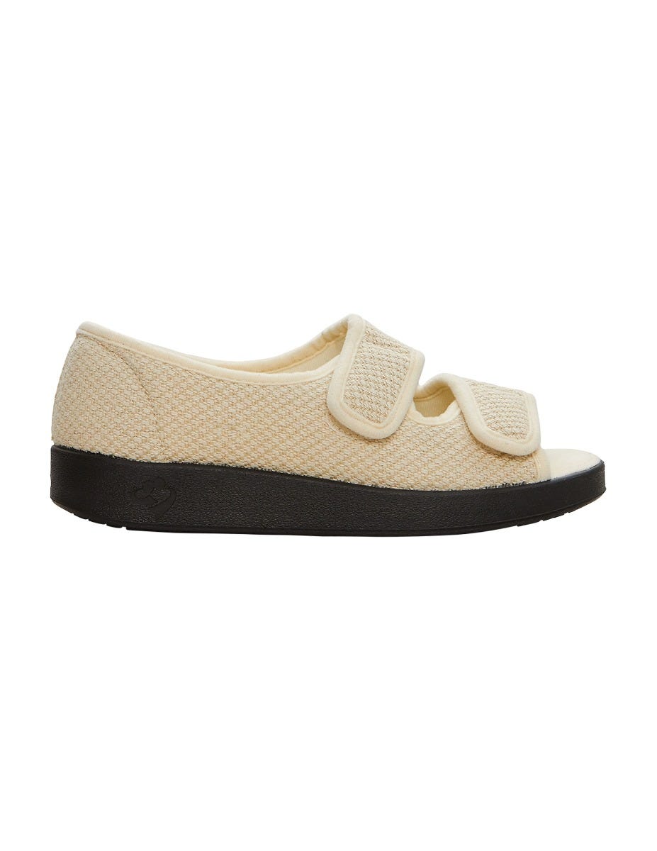 Womens Easy Closure Sandal for Indoors & Outdoors