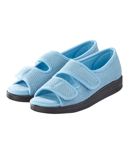 Womens Easy Closure Sandal for Indoors & Outdoors