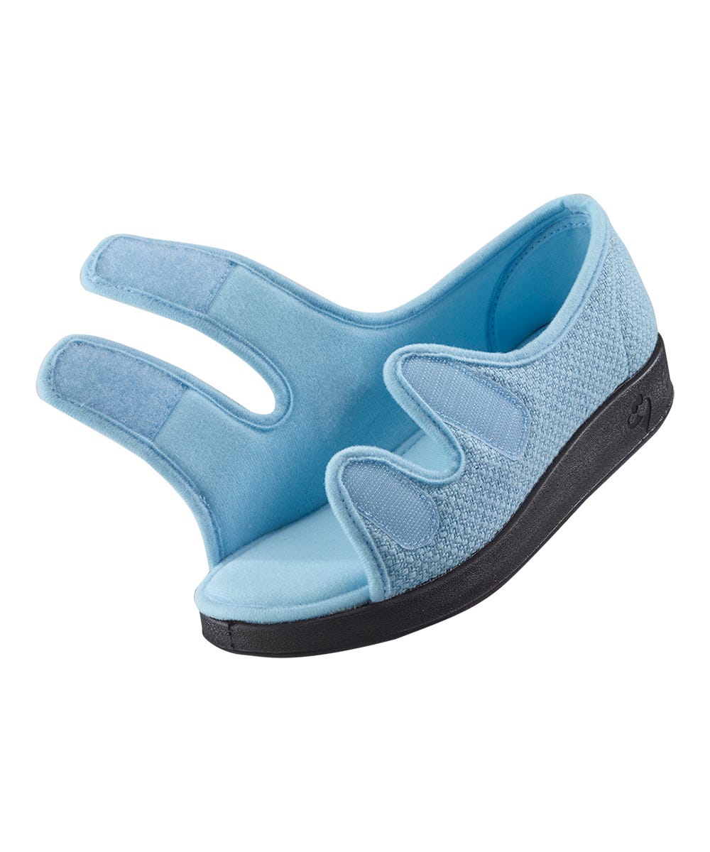 Womens Easy Closure Sandal for Indoors & Outdoors