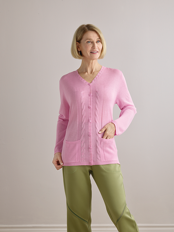Women's Open Back Cardigan