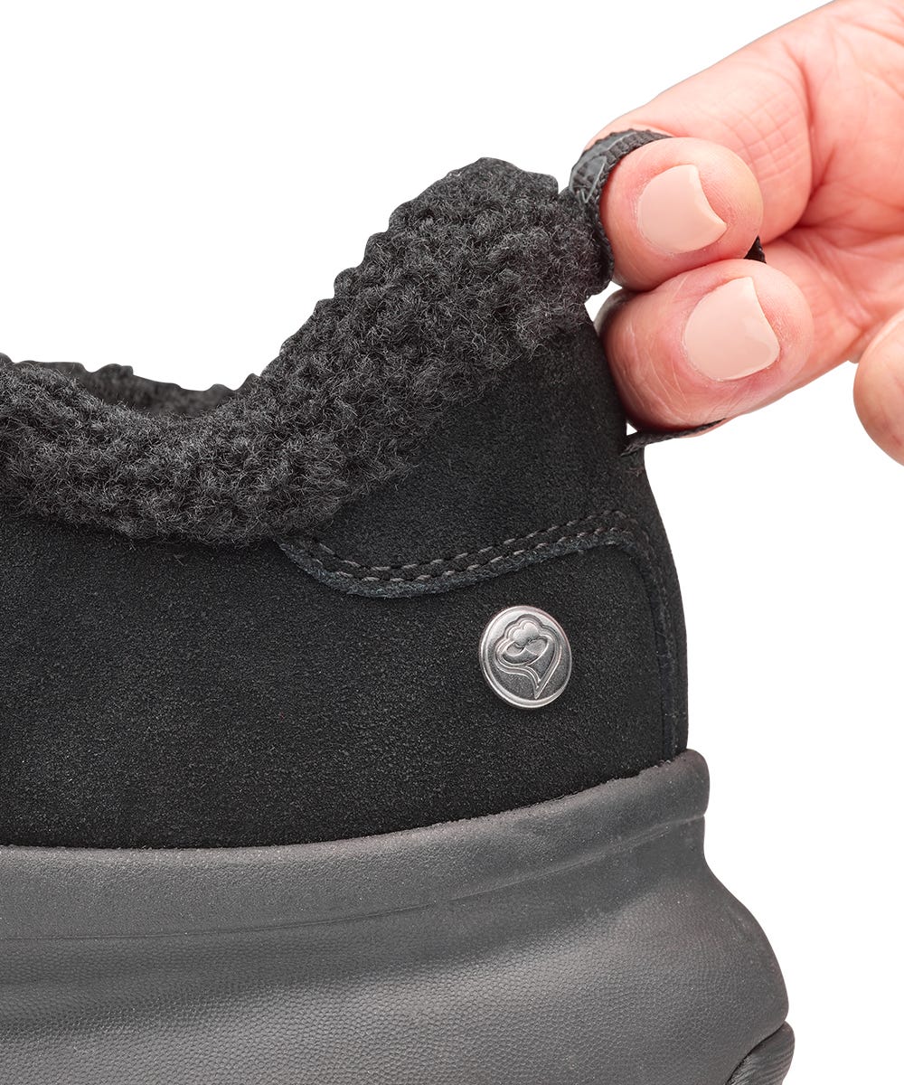 Women's Extra Wide Comfort Shoes with Sherpa Lining