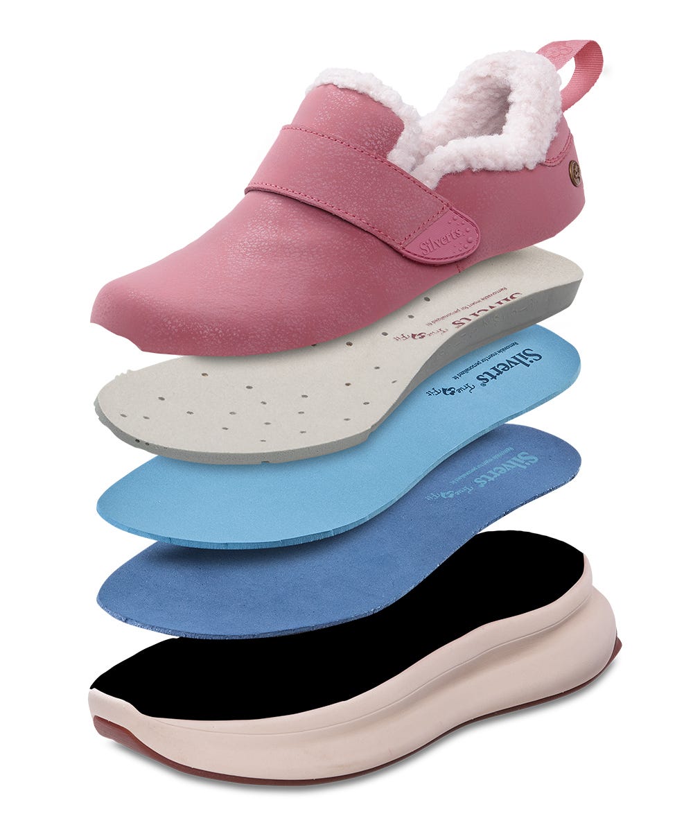 Women's Extra Wide Comfort Shoes with Sherpa Lining