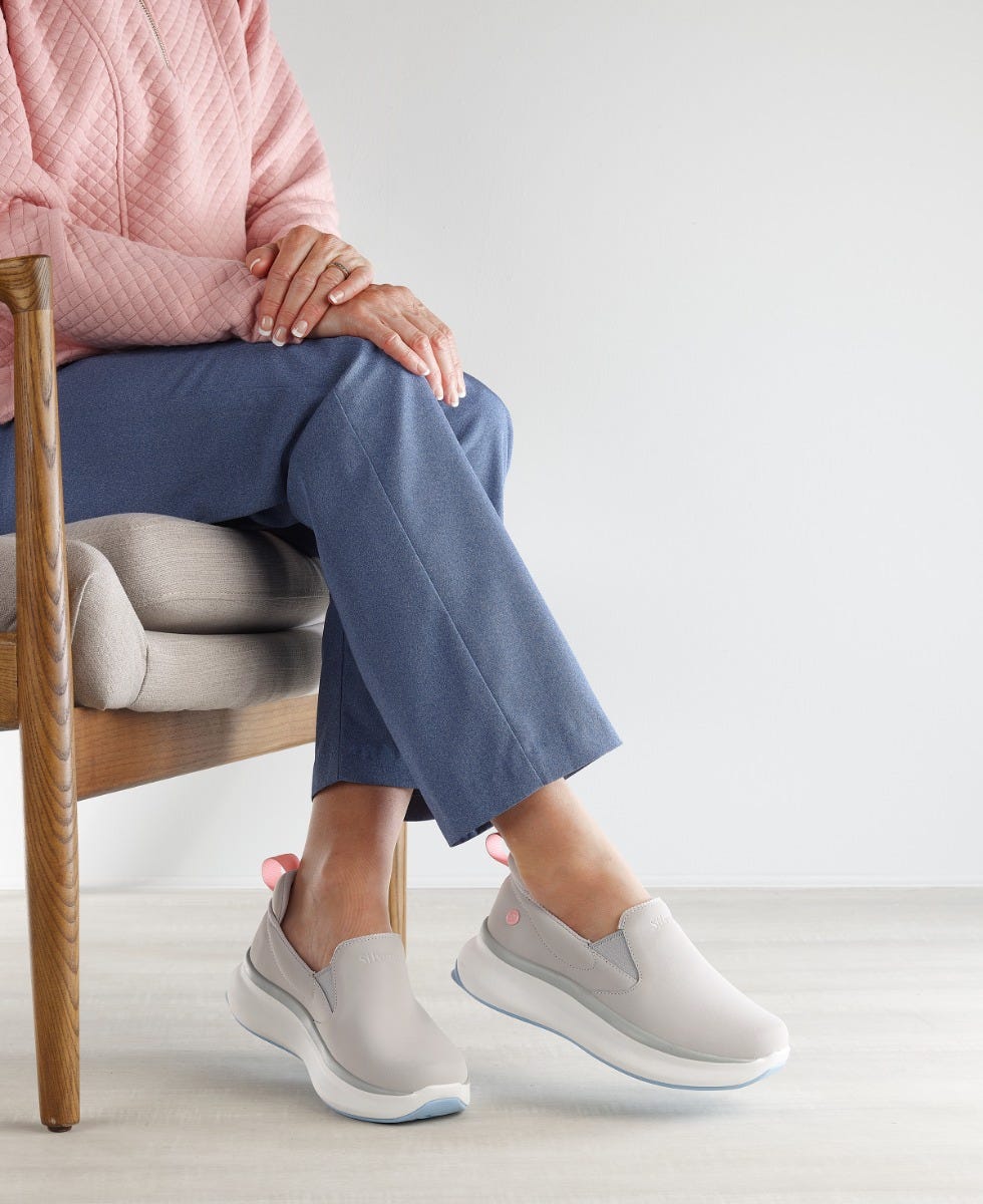 Women's Wide Width Supportive Slip On Shoes