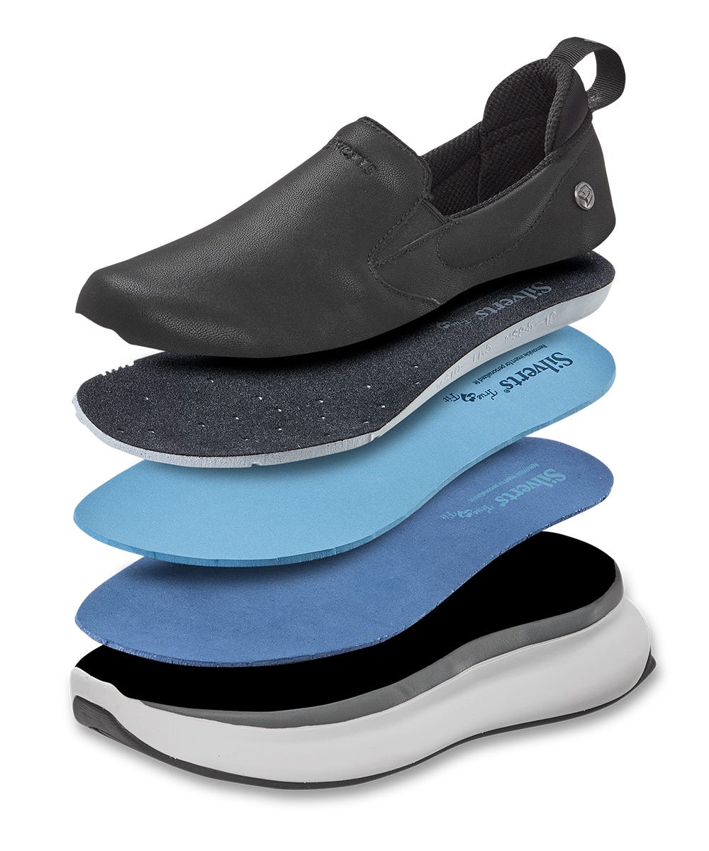 Women's Wide Width Supportive Slip On Shoes