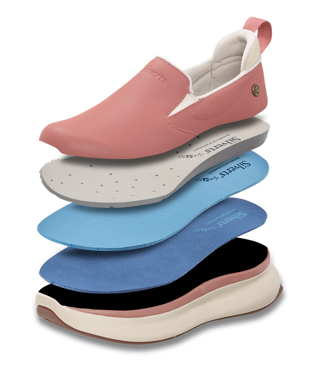 Women's Wide Width Supportive Slip On Shoes