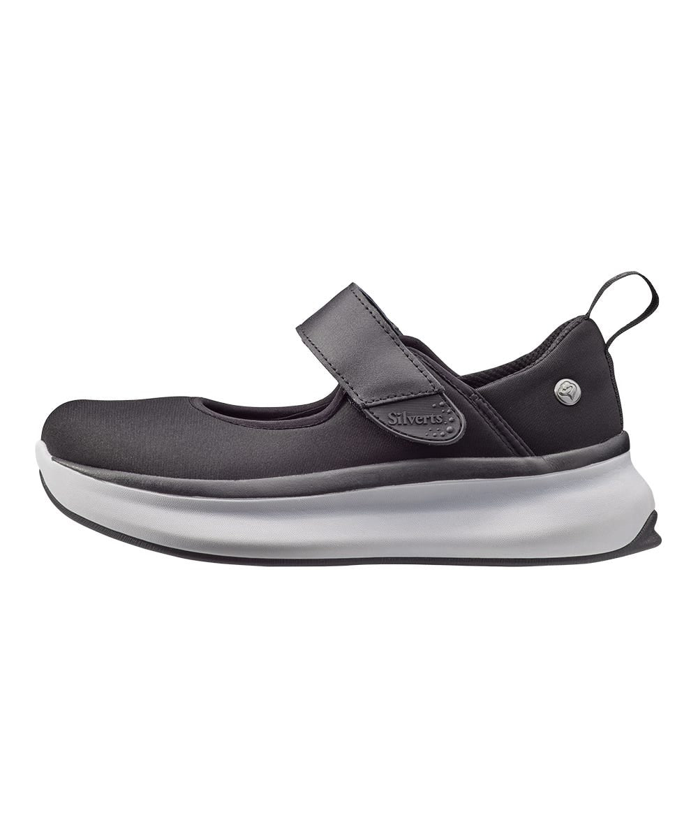 Women's Extra Wide Mary Jane Walking Shoes with Easy Touch