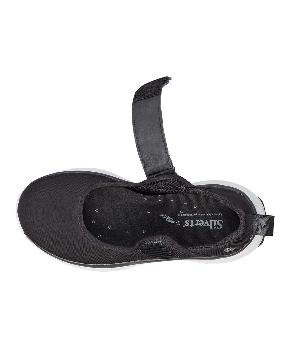 Women's Extra Wide Mary Jane Walking Shoes with Easy Touch