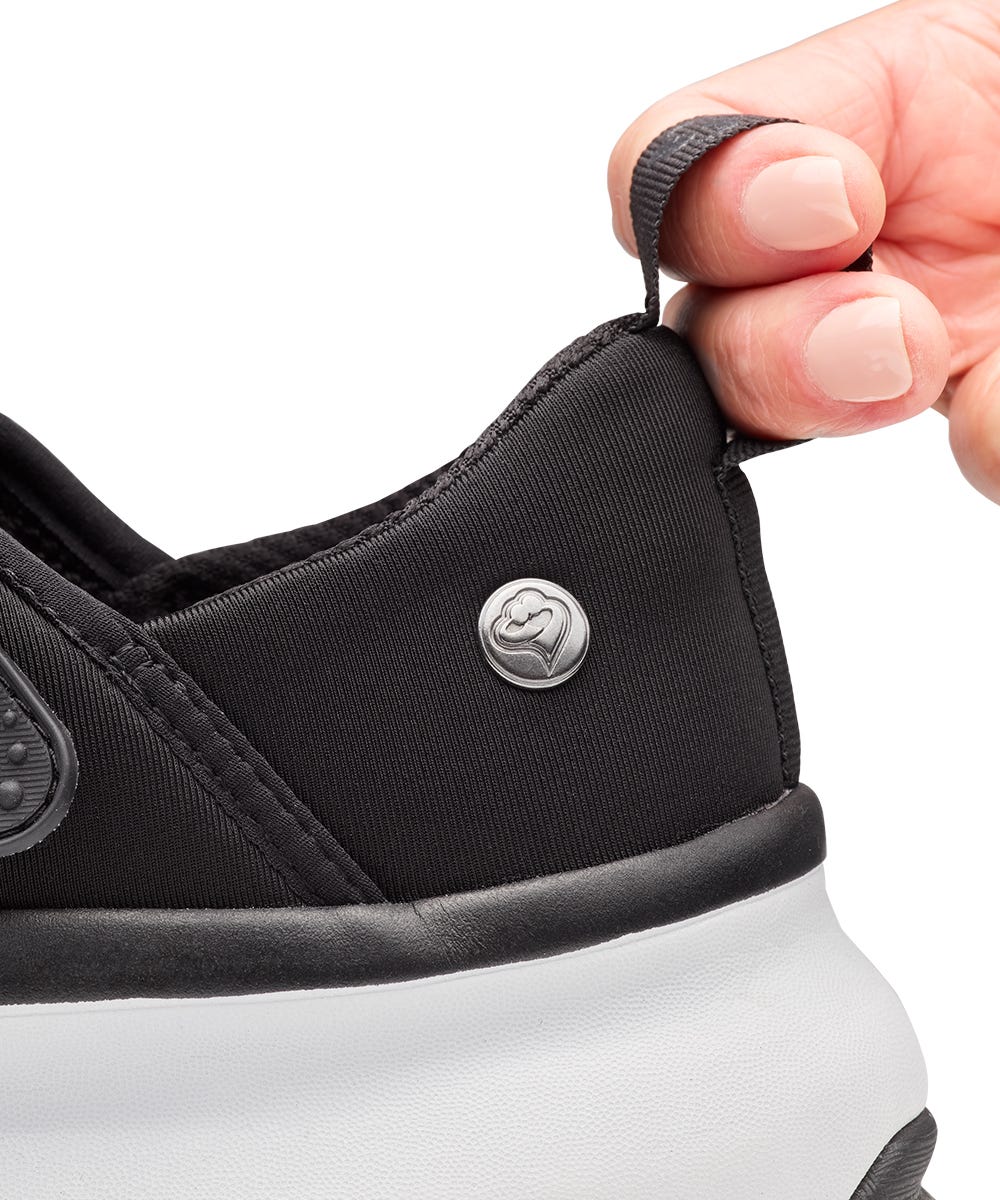 Women's Extra Wide Mary Jane Walking Shoes with Easy Touch