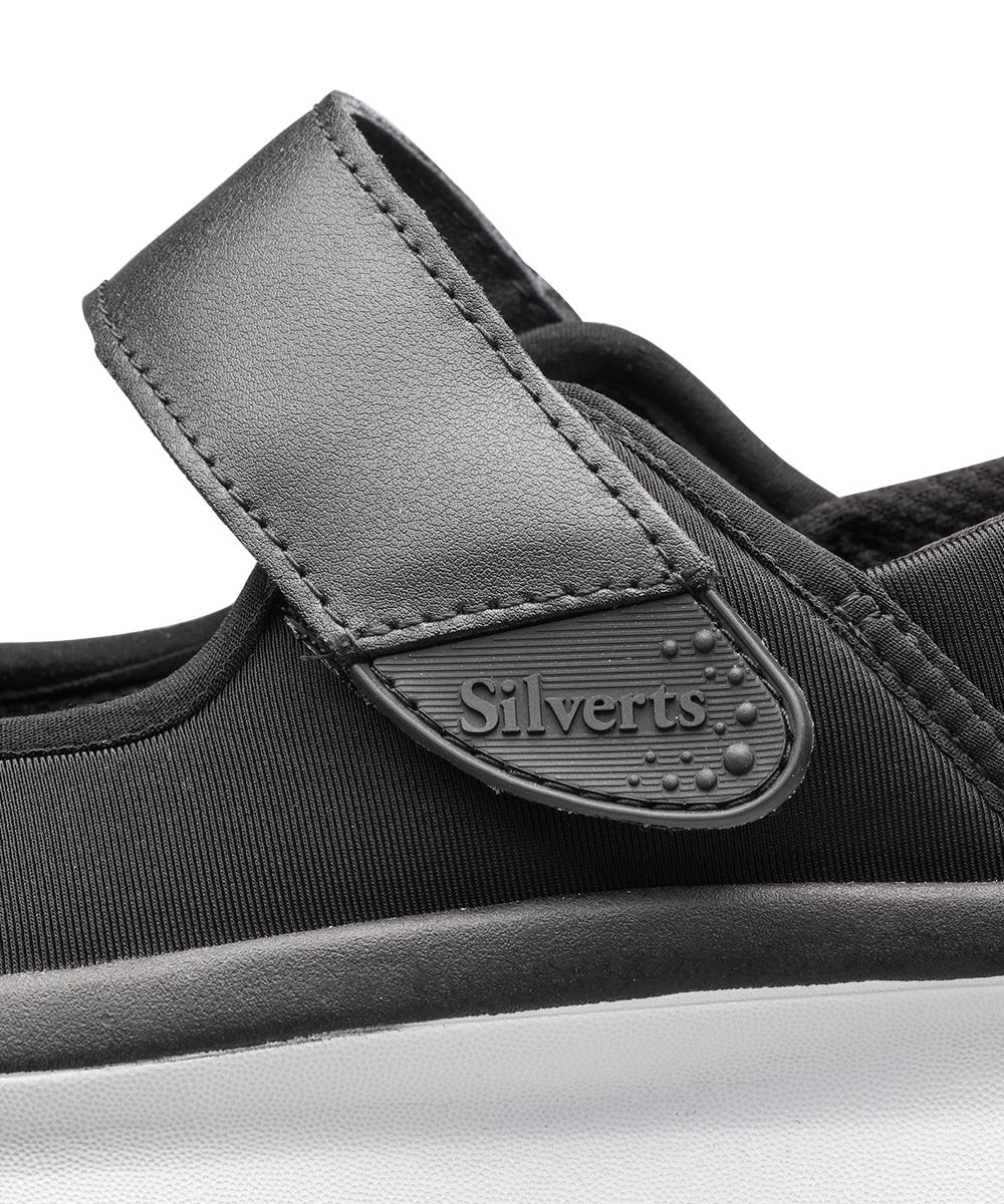 Women's Extra Wide Mary Jane Walking Shoes with Easy Touch