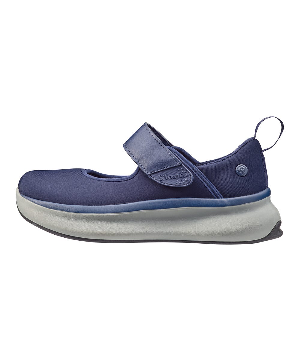 Women's Extra Wide Mary Jane Walking Shoes with Easy Touch