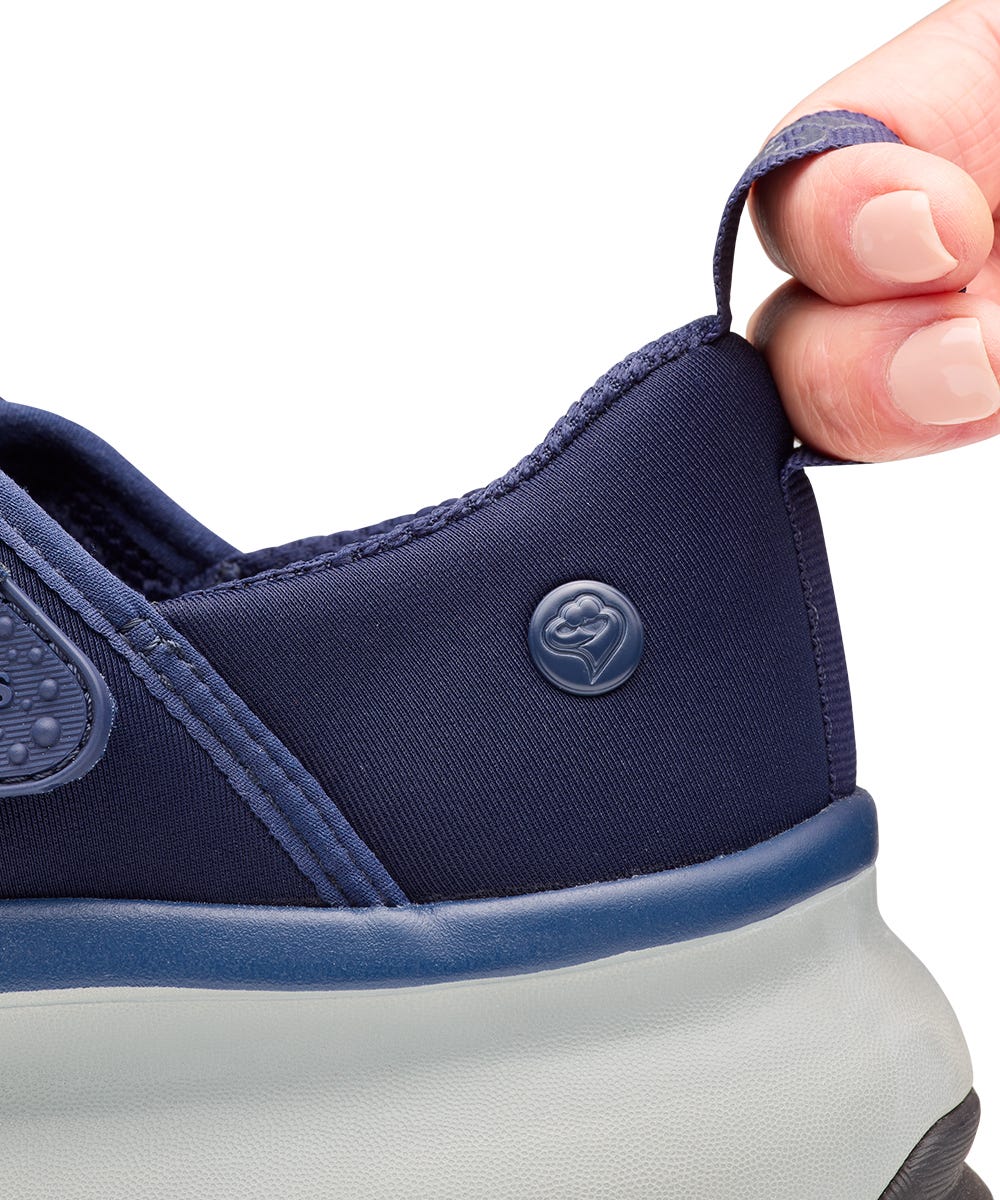 Women's Extra Wide Mary Jane Walking Shoes with Easy Touch