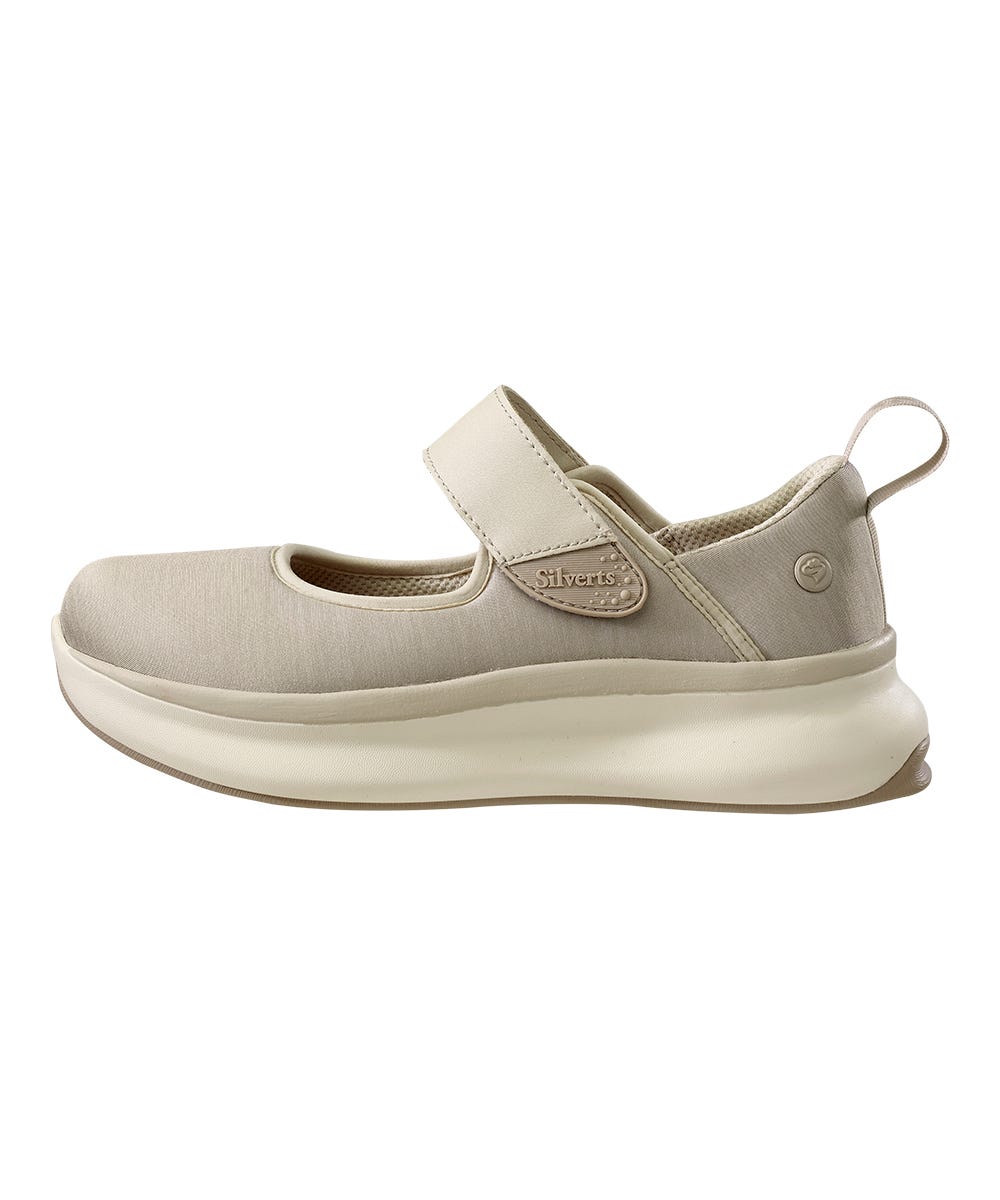 Women's Extra Wide Mary Jane Walking Shoes with Easy Touch