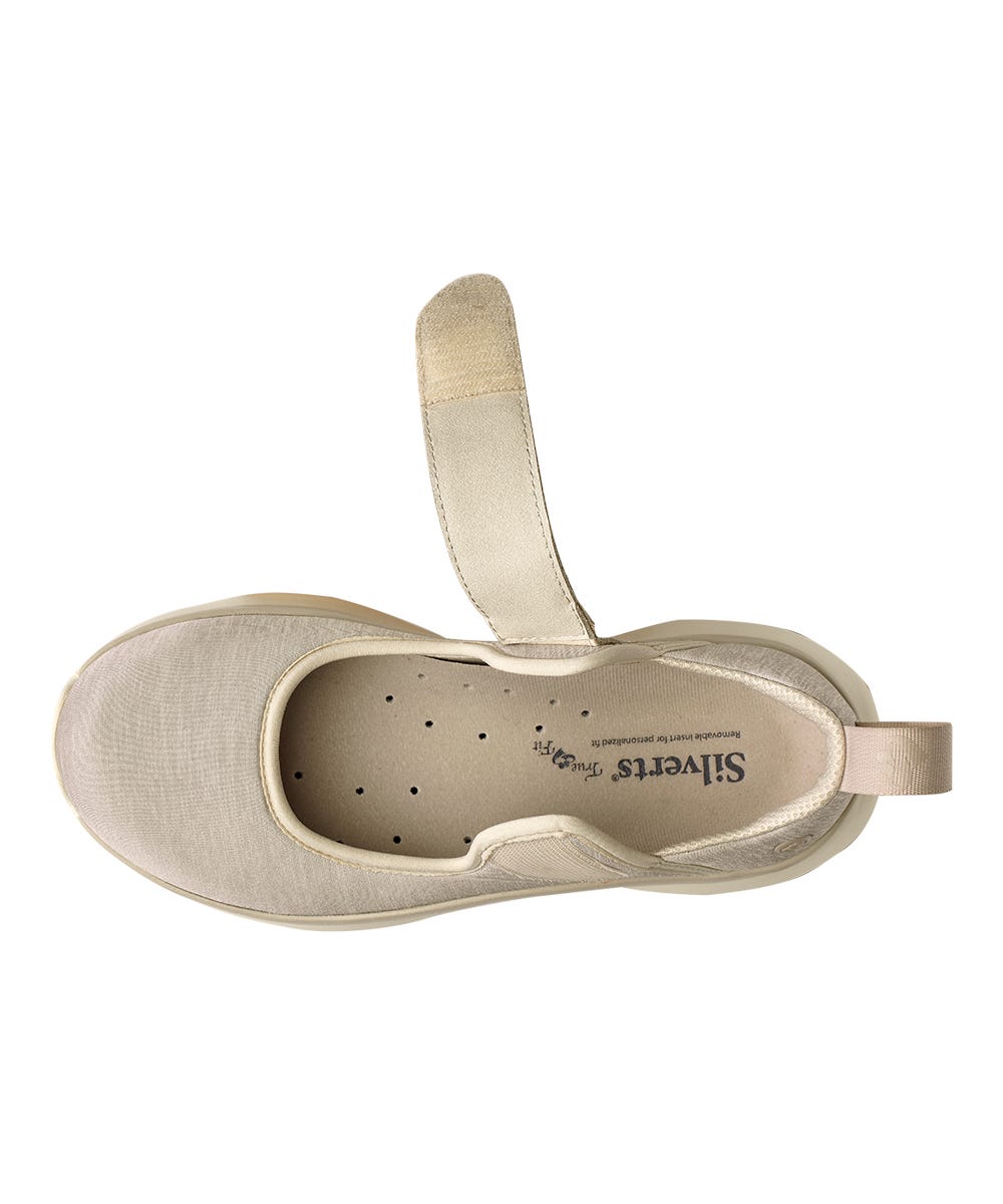 Women's Extra Wide Mary Jane Walking Shoes with Easy Touch