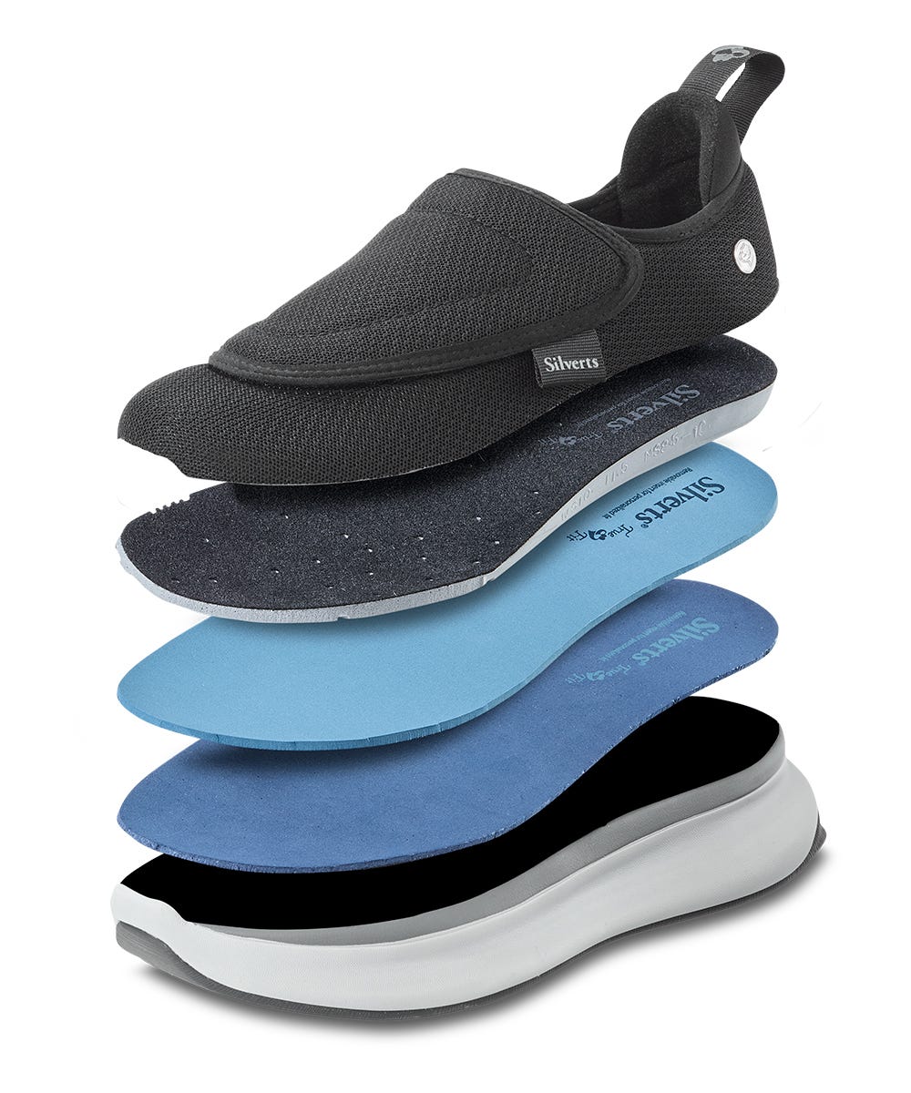 Women's Extra Wide Comfort Shoes with Easy Closures for Adjustable Fit