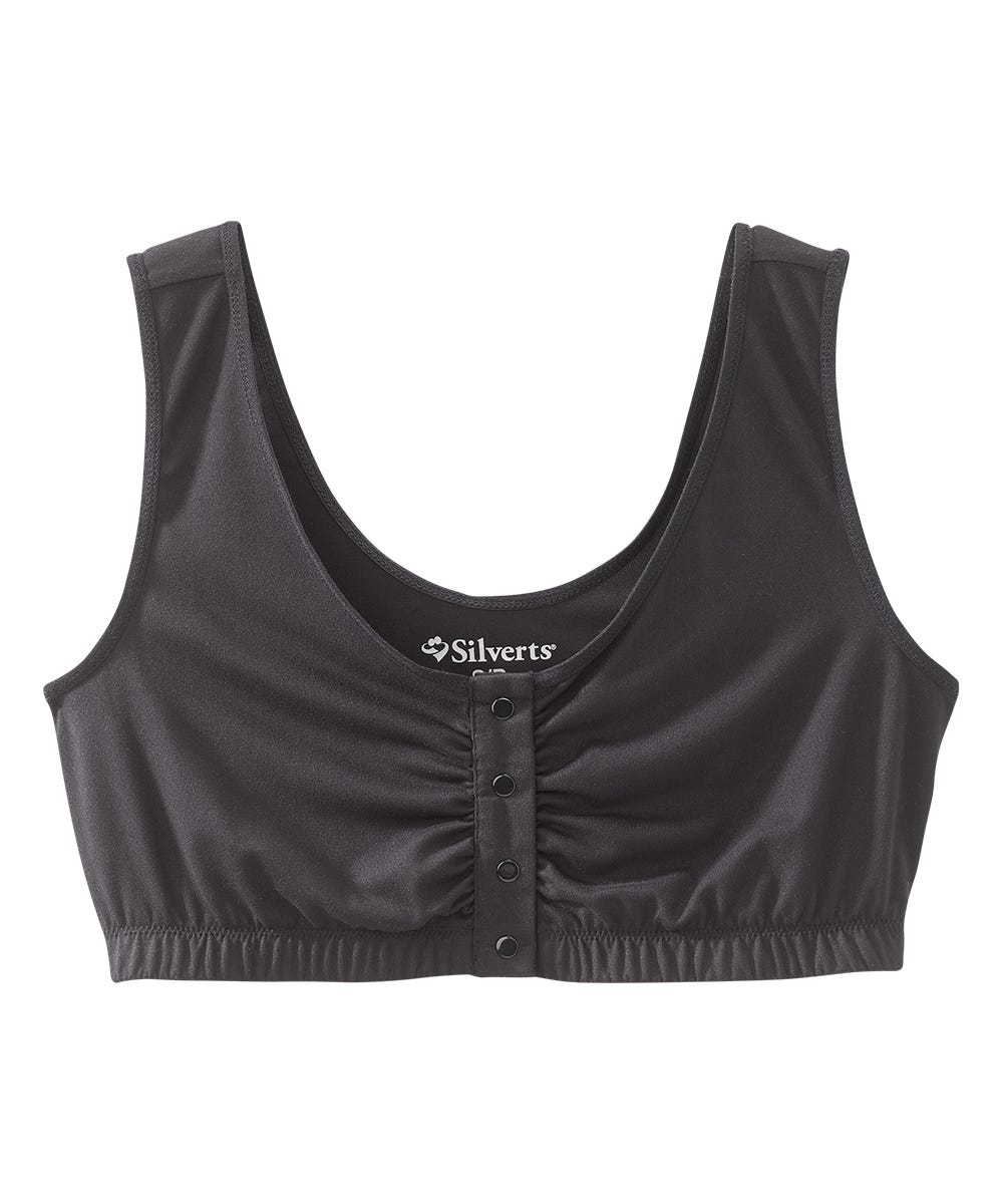 Women's Adaptive Front Snap Closure Bra - Clearance