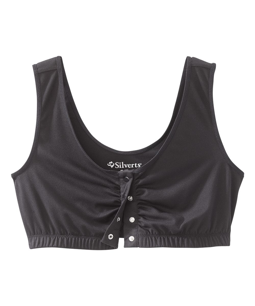 Women's Adaptive Front Snap Closure Bra - Clearance