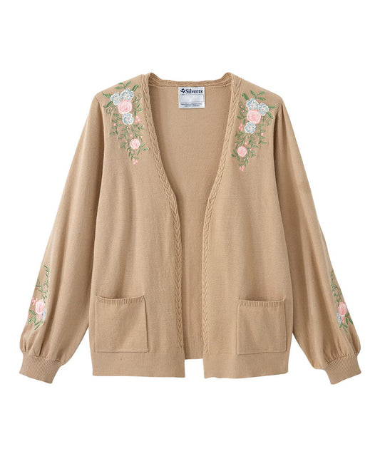 Women's Embroidered Cardigan