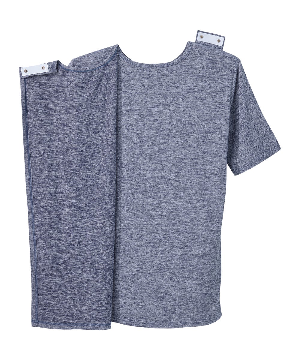 Men's Open Back V-Neck Pocket T-Shirt