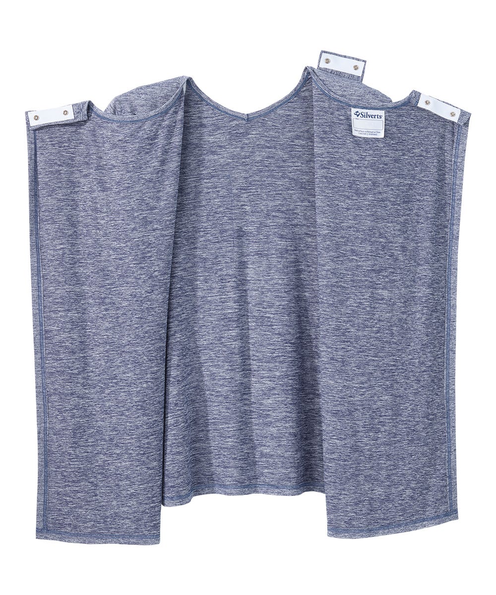 Men's Open Back V-Neck Pocket T-Shirt