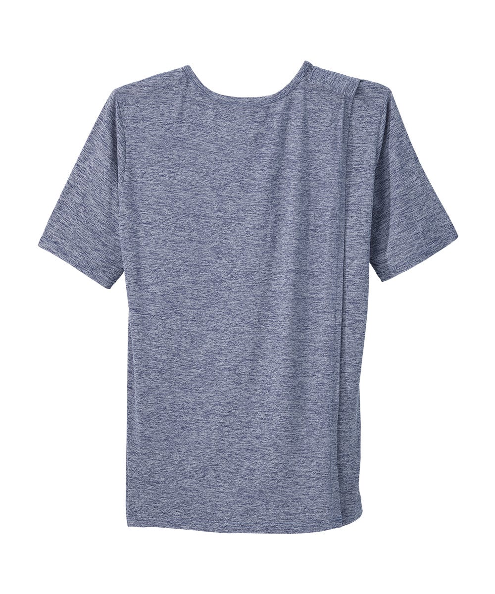 Men's Open Back V-Neck Pocket T-Shirt