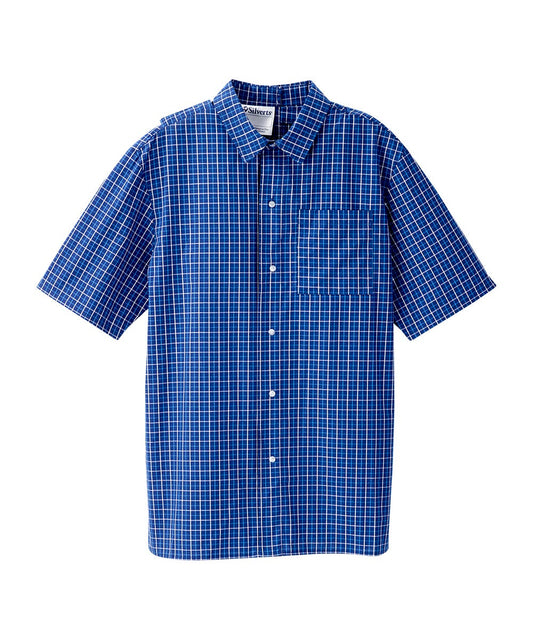 Men's Open Back Classic Short Sleeve Shirt